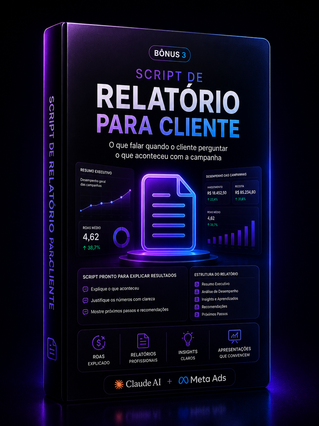 Mockup do recurso 3: Relatórios precisos